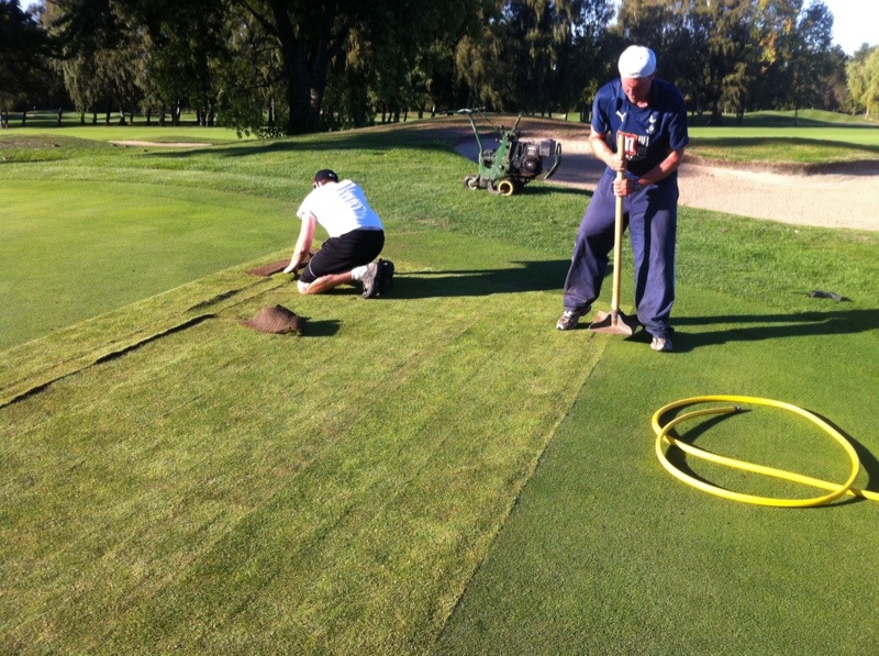 Quilchena Golf Club Turf Care Sodding Greens