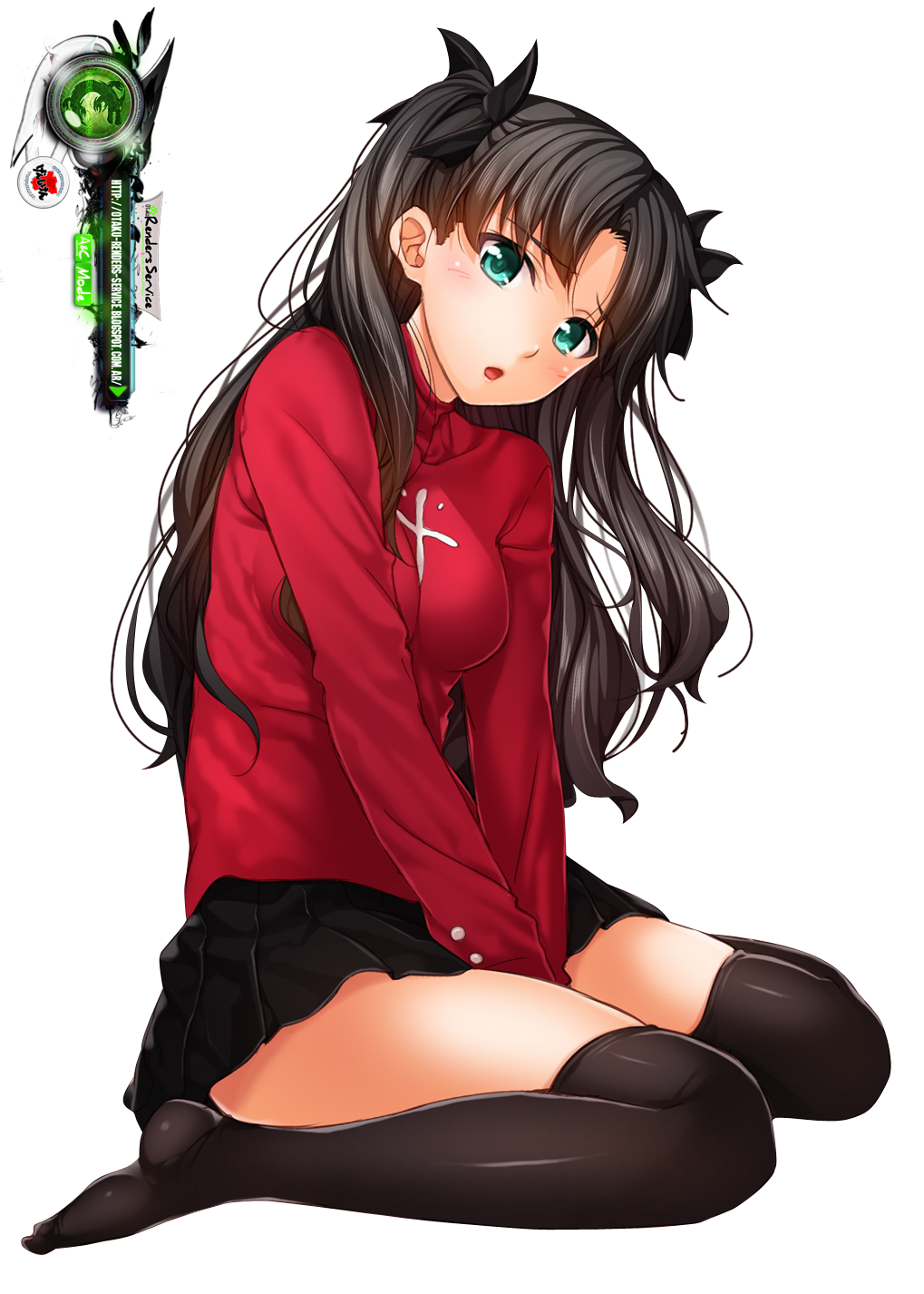 Fate:Rin Tohsaka Hyper Cute Kami Render | ORS Anime Renders