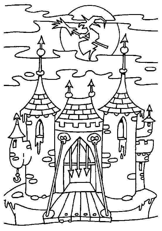 Disney Coloring Pages : Castle Residence Of Kings and ...