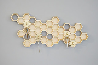 creative key holder, honeycomb key holder,