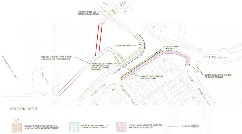 Coventry Cyclist Crossing Sandy Lane and cycling on Kingfield Road