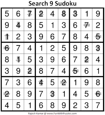 Answer of Search 9 Sudoku Puzzle (Fun With Sudoku #311)