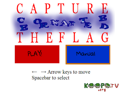 Capture the Confederate Flag title screen
