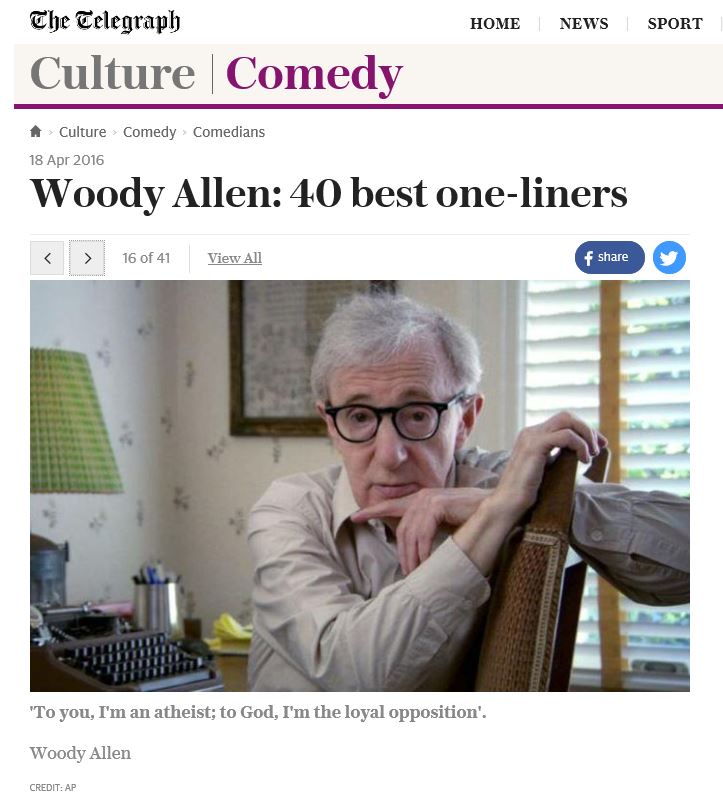 VANTAG galeria woodyallenbestjokesandoneliners/