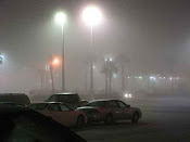 A foggy night in Galveston
