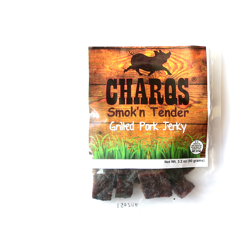 Charqs Smok'n Tender Grilled Pork Jerky Beef Jerky Reviews