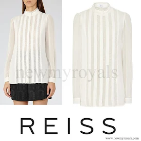 Kate Middleton wore REISS Vinnie Shirt