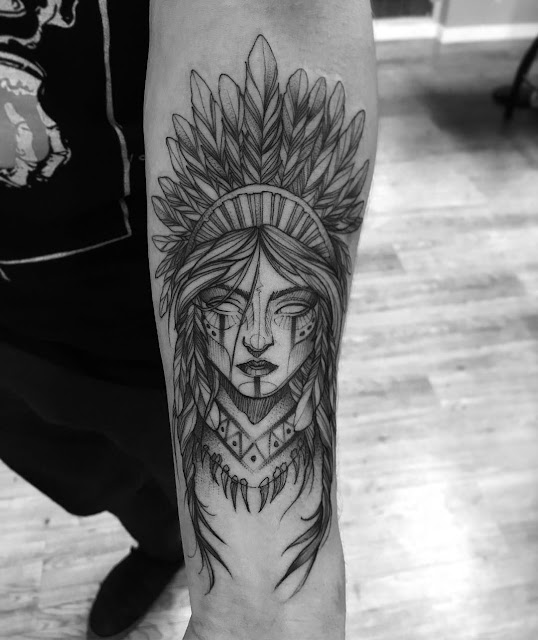 Tatuagem India Blackwork Tatuagem India Blackwork