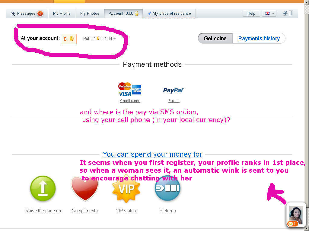 pay by sms dating sites