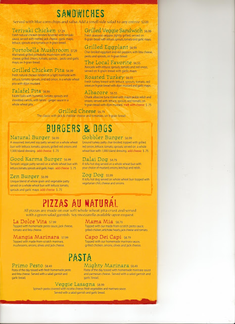 Natural Cafe Menu Newbury Park Natural Cafe Menu Newbury Park