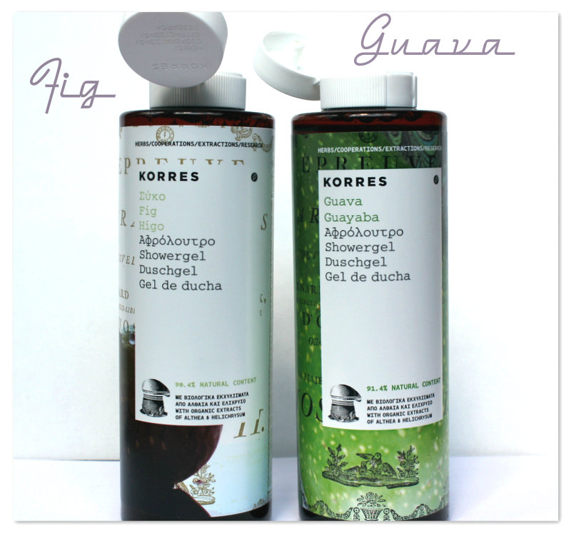 Review Fig Shower Gel and Guava Shower Gel from Korres Fairyland of