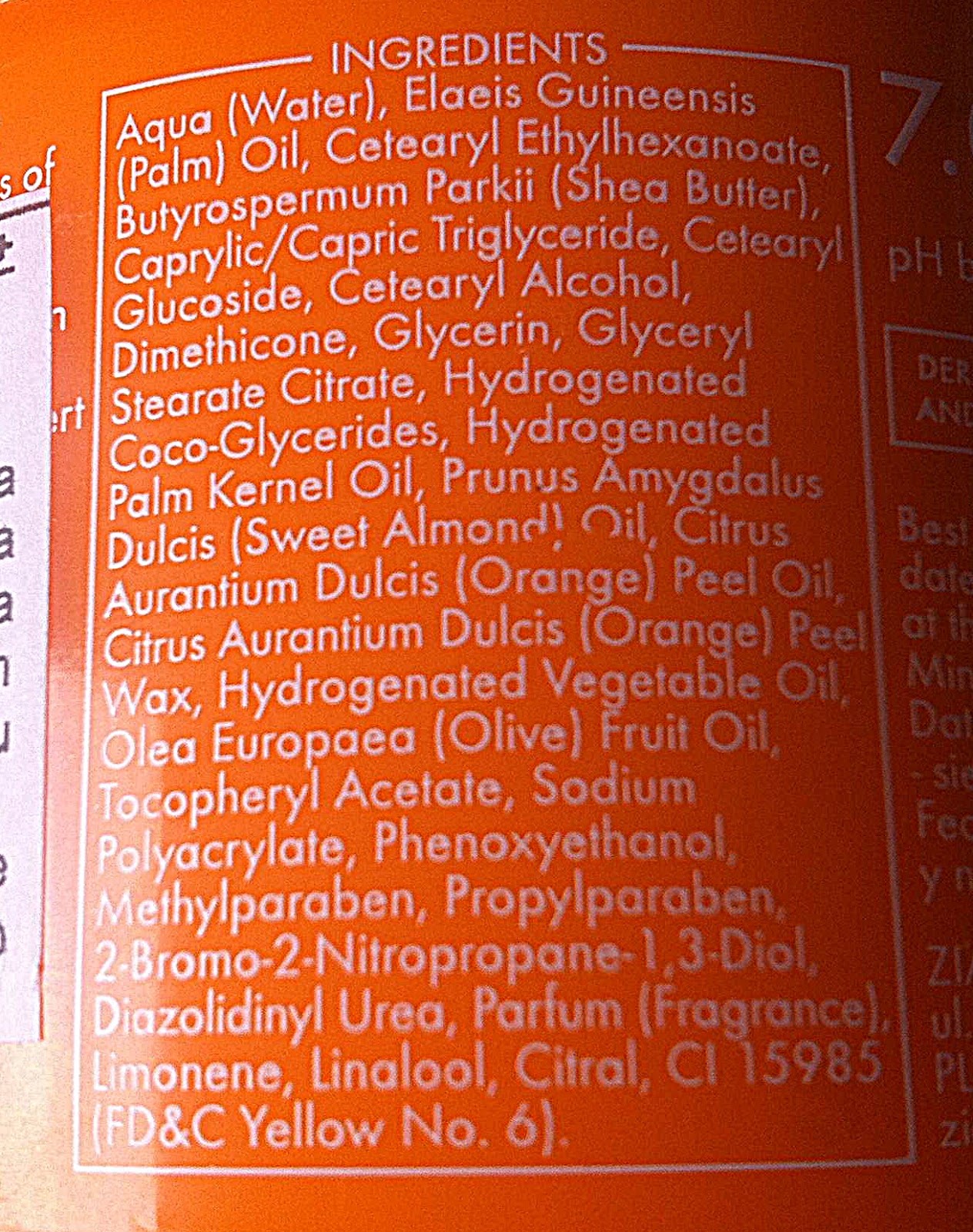 Betty Nails Ziaja Orange Body Butter