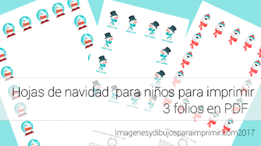 Hojas de navidad para niños para imprimir