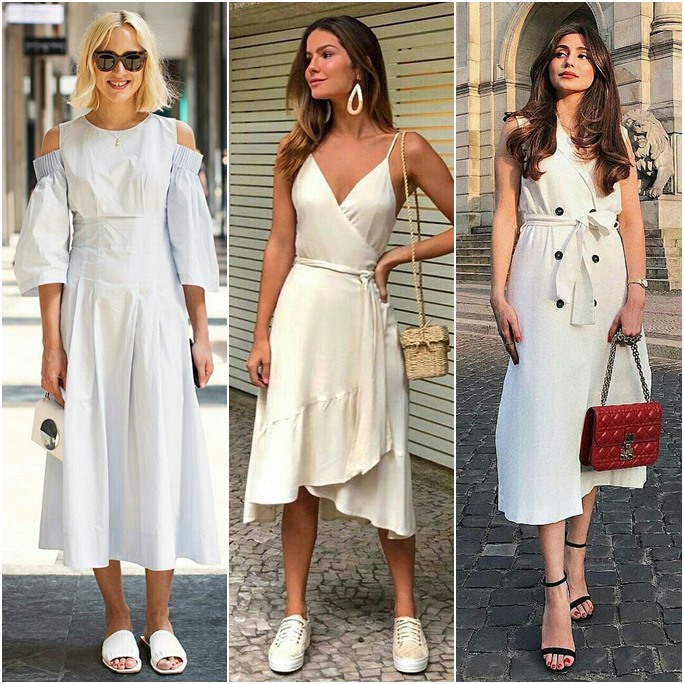 Gosto Disto!: 50 ideias de looks de ano novo com vestido branco informal