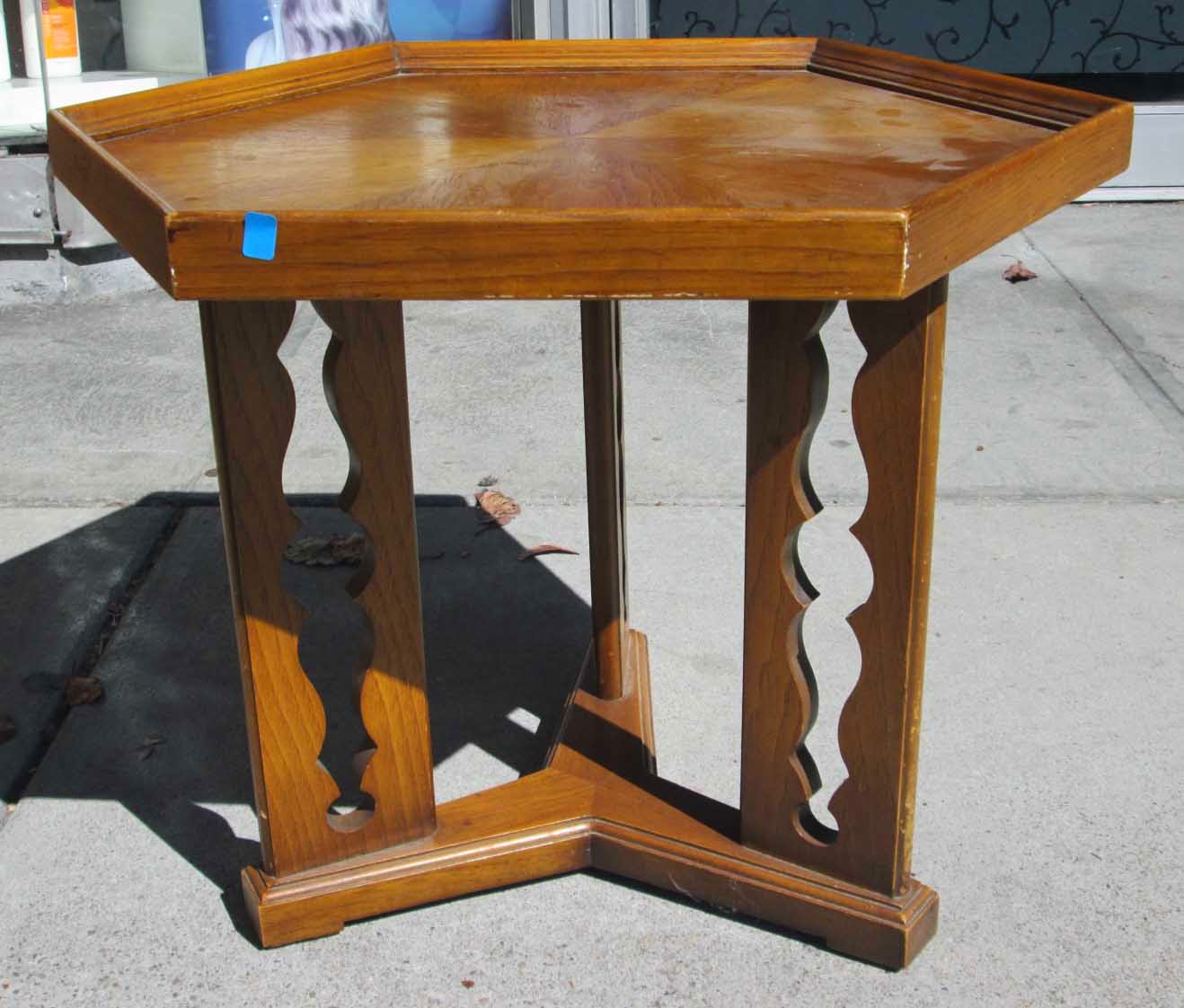 UHURU FURNITURE & COLLECTIBLES SOLD End Table with Unique Legs