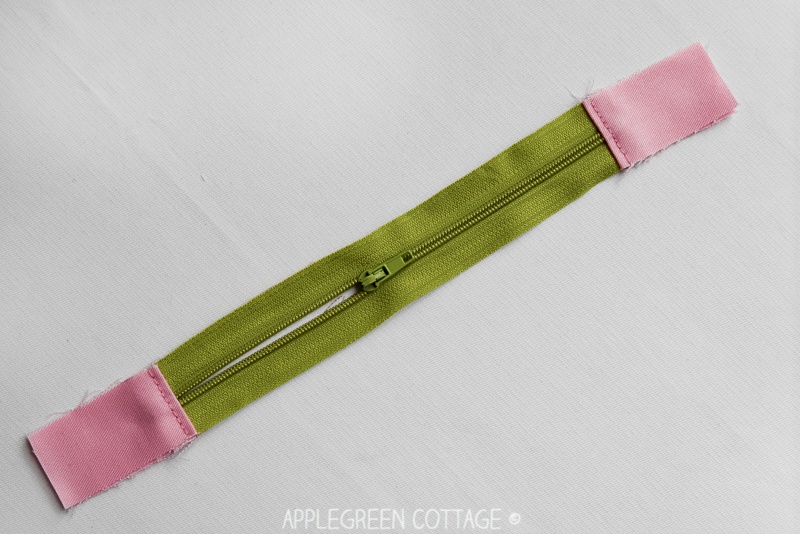 How To Sew A Zipper Tab To Reduce Bulk AppleGreen Cottage
