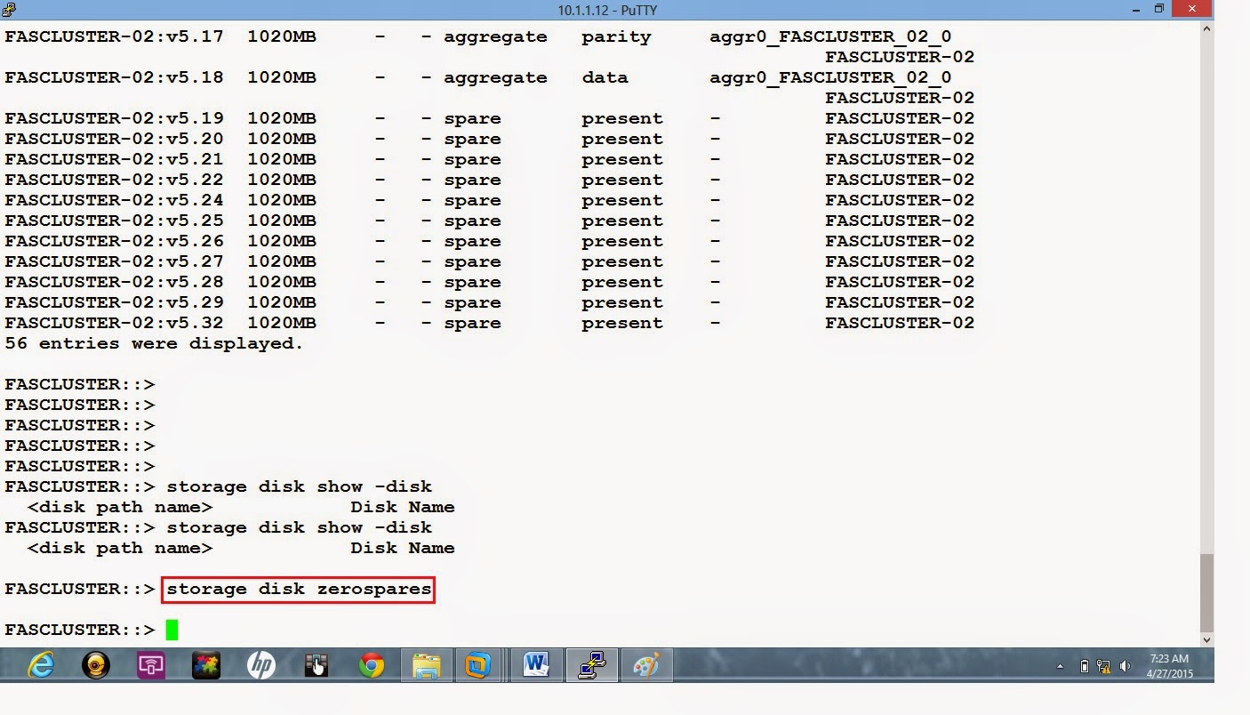 Remote Infrastructure Management NetApp CMode Disk Management
