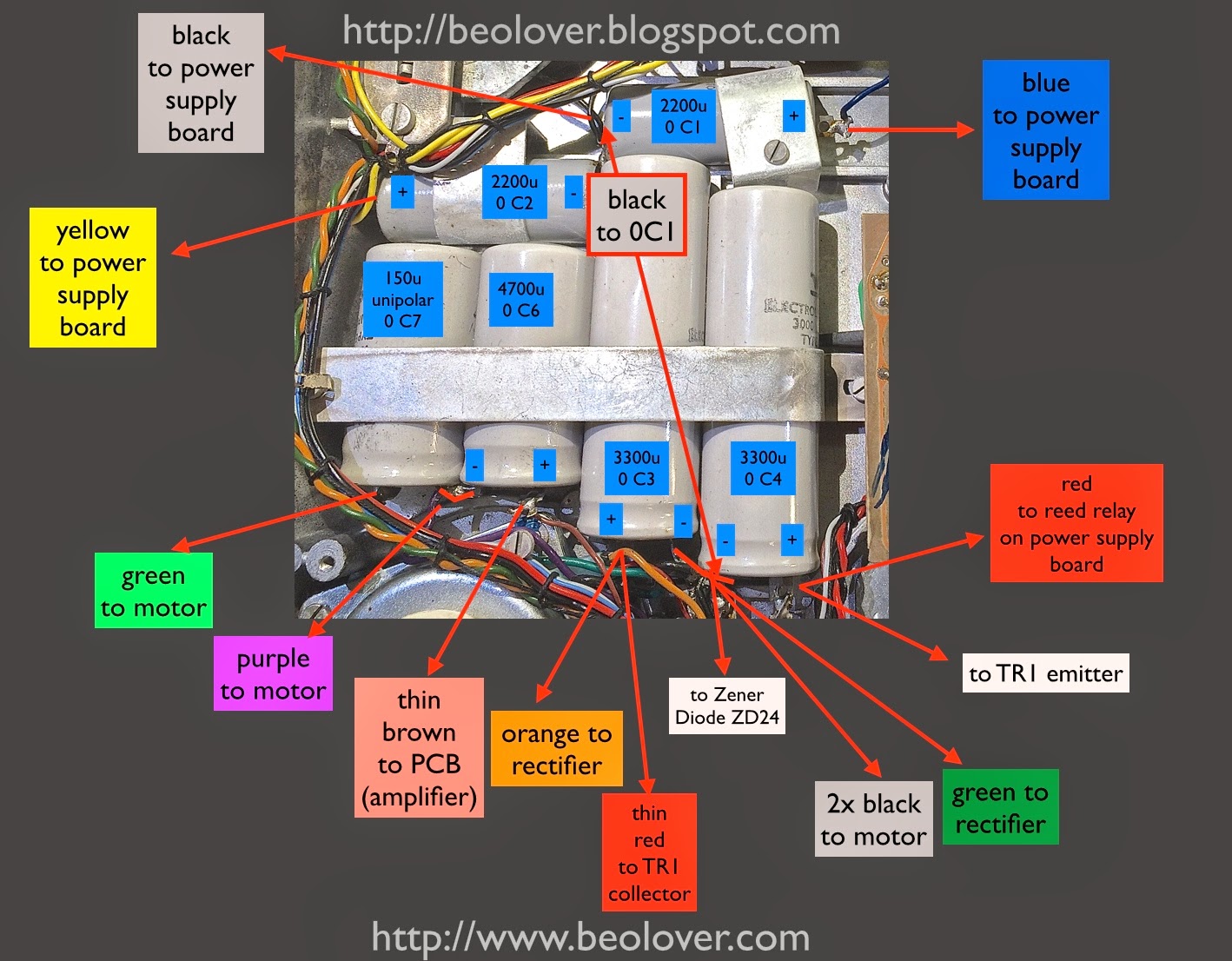Rectifier Circuit Diode And Reservoir Capacitor Smoothing Capacitor