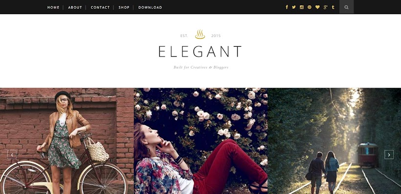 Elegant Free Blogger Template