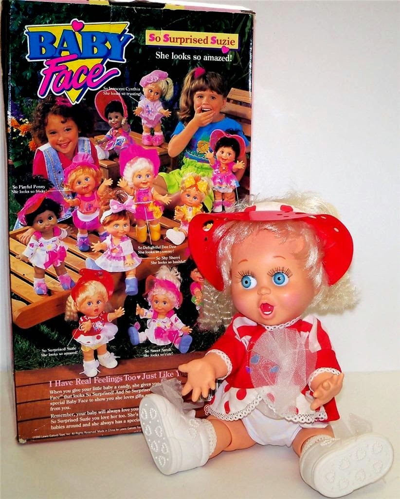 Poupée Galoob Baby Face Les Girls De Lansay So Surprised Suzie Française Comp