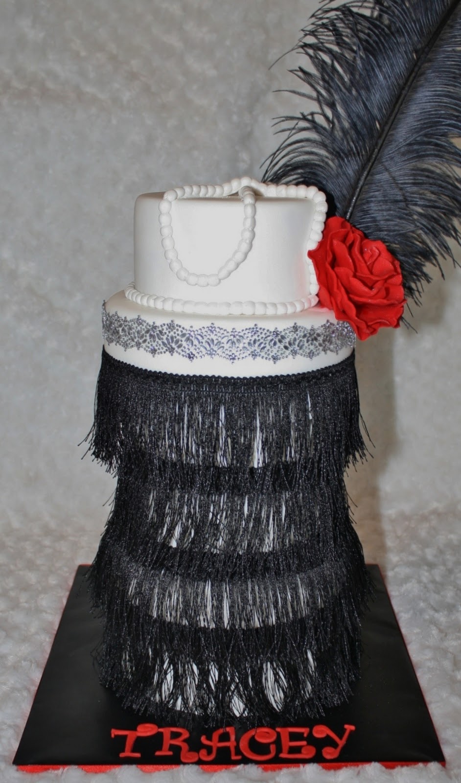 Sandy's Cakes: Tracey's Flapper Cake for her 40th
