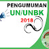Pengumuman UNBK 2018 SD SMP, SMA, SMK Sederajat Tahun 2018