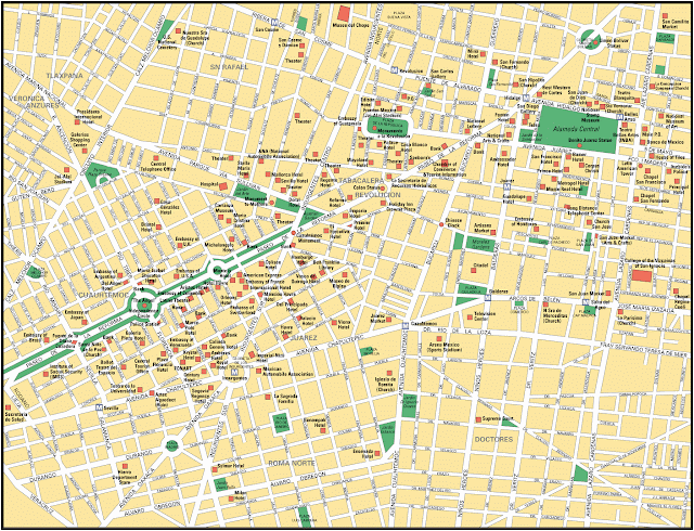 México city map