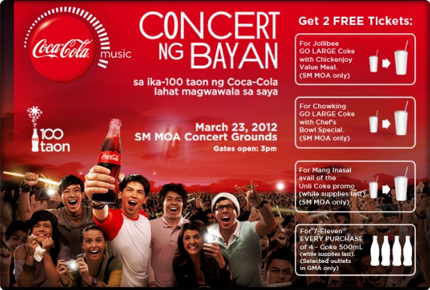 Coca-Cola Philippines presents Concert ng Bayan! ~ Travel, Photographs ...