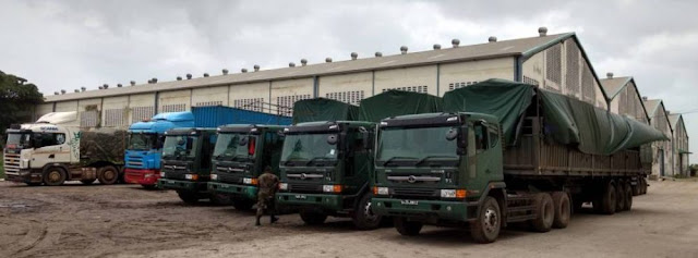 MAGARI 70 YA JWTZ YAPELEKWA MTWARA KUSOMBA KOROSHO