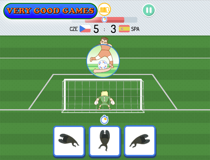 Play soccer online in Euro Keeper 2016