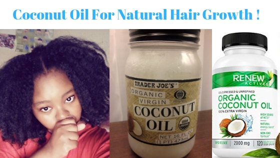 Coconut Oil for Natural Hair growth - Limpho Style Bubble