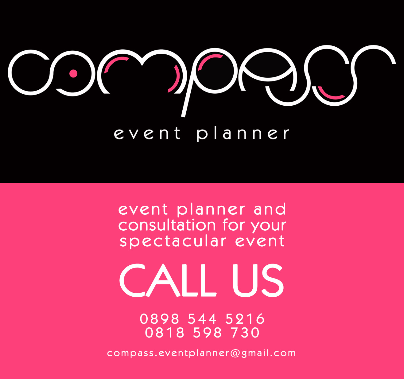 Owl design and custom compass event planner