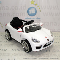 Mobil Mainan Aki Pliko PK1858N Passion Speed Sports Car M White