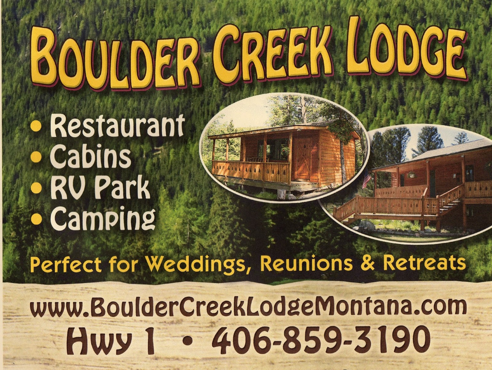 Boulder Creek Lodge Montana Boulder Creek Lodge 2016 Marketing