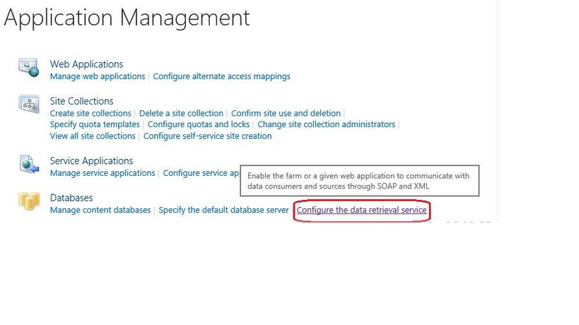 Venkata Polepalli Blog Configure Data Retrieval Service In SharePoint 2013
