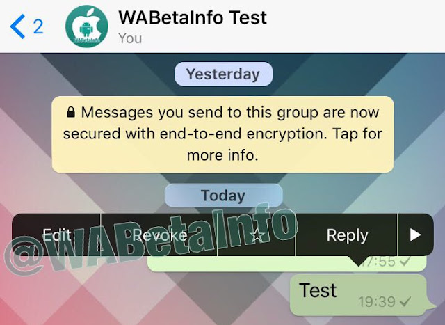 WhatsApp upcoming feature will allow users to revoke and edit messages