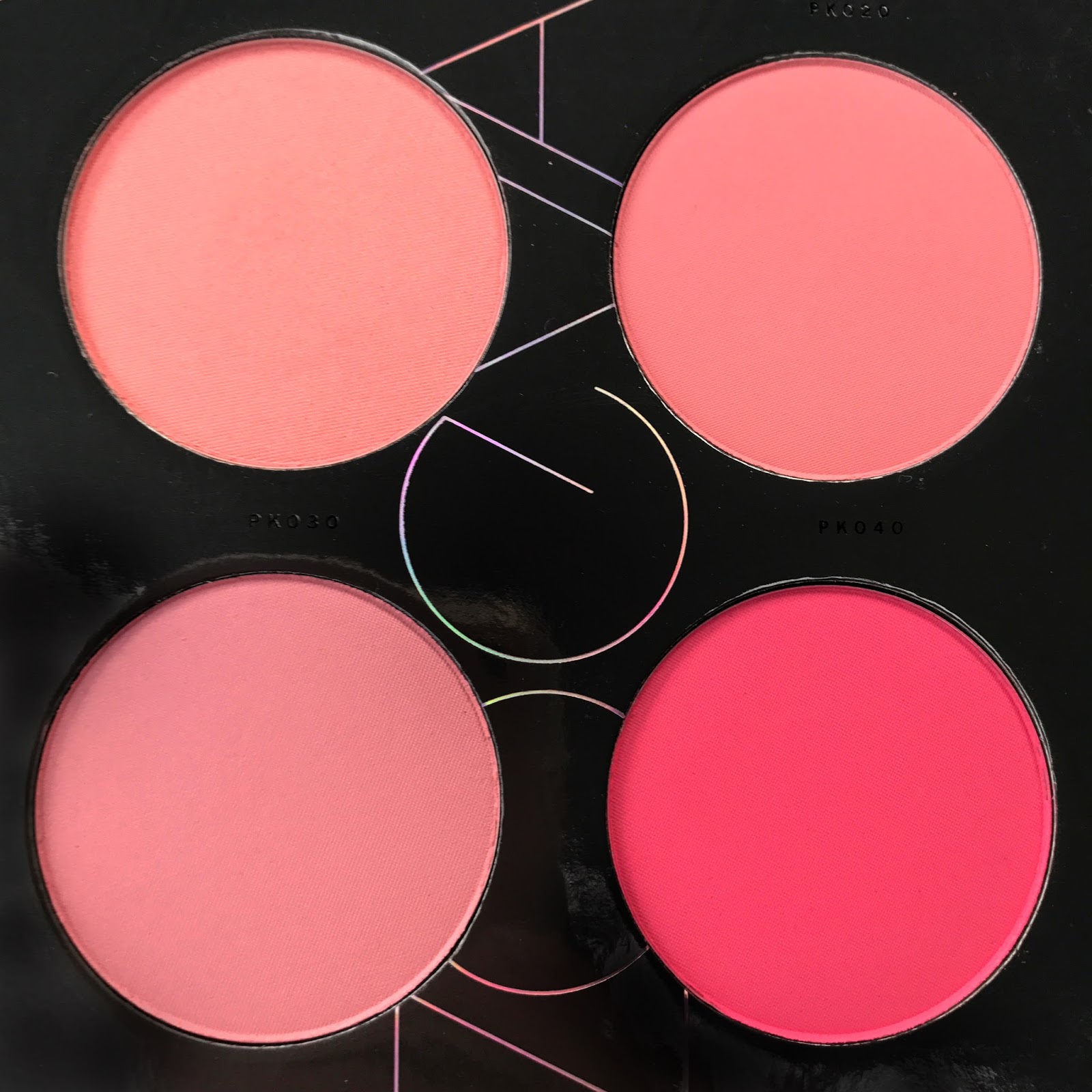 Review and Swatches Zoeva Pink Spectrum Blush Palette Wellness by Kels