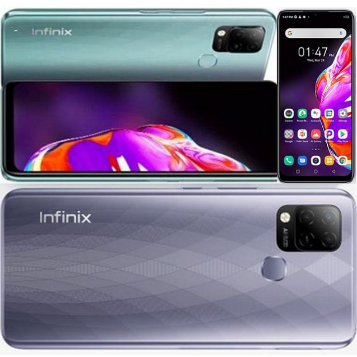 Infinix Hot 10T Phablet - Specs: Android 11, 5000mAh Battery, 4Cam, 6.82-Inch Screen, 8Core Helio G70, 64GB ROM, 4GB Memory, 4G Phone..