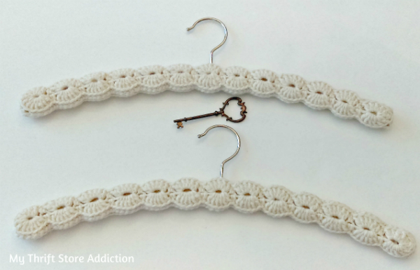 Crocheted hangers