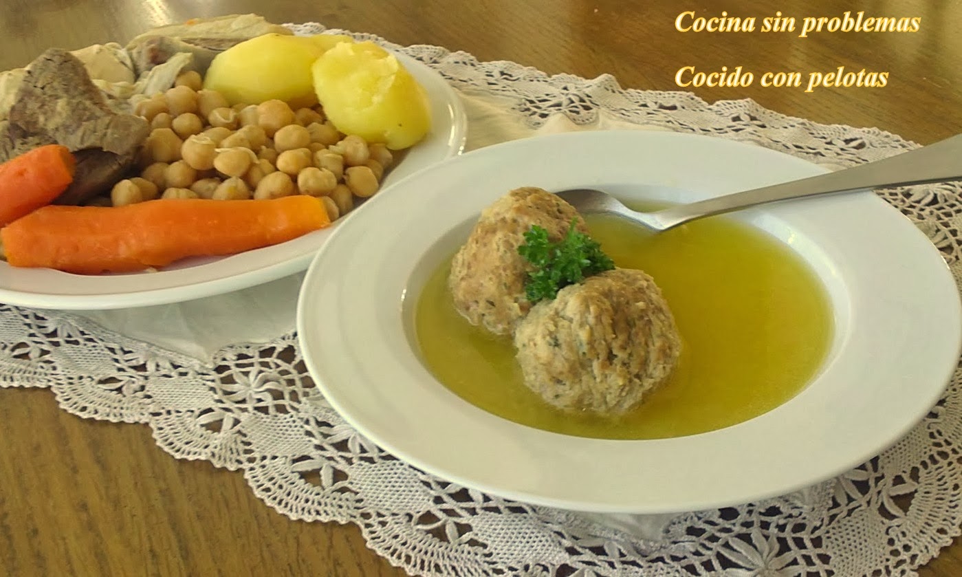 Cocido Con Pelotas De La Vega Baja cocina sin problemas: Cocido con pelotas de Alicante