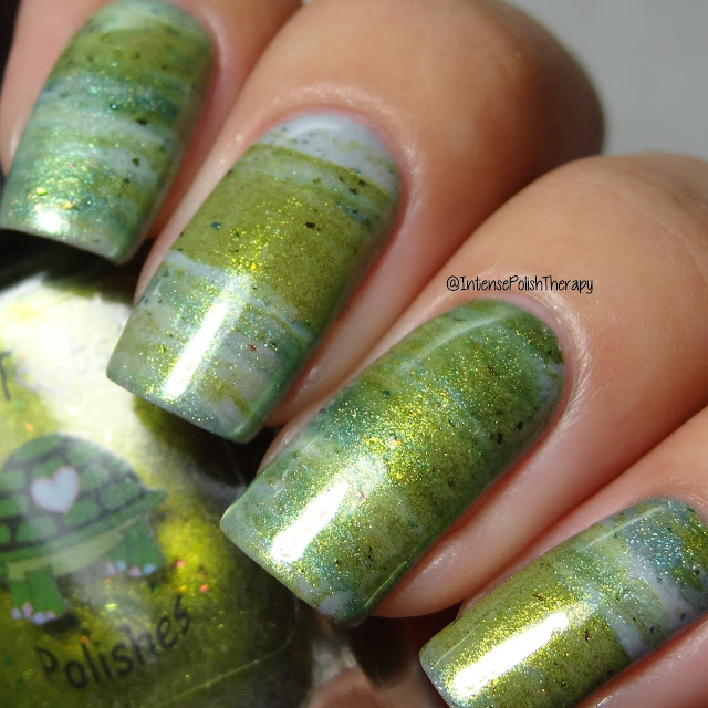 Smoosh Nail Art using Turtle Tootsie Polishes St. Patrick's Day Trio Smoosh Nail Art using Turtle Tootsie Polishes St. Patrick's Day Trio