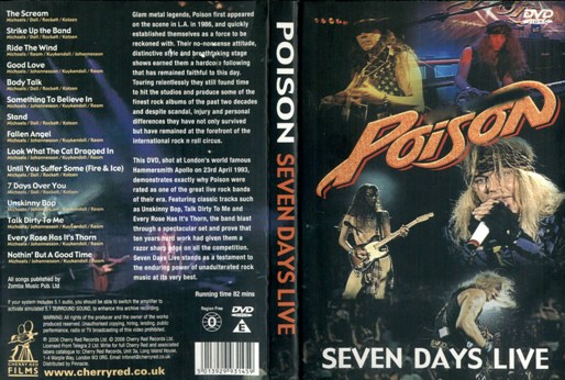 Best days перевод песни. Poison Seven Days Live. Poison look what the Cat Dragged in 1986. Poison look what the Cat Dragged in. Look what the Cat Dragged in.