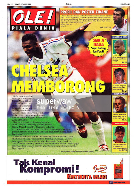MARCEL DESAILLY FRANCE WORLD CUP 1998 MARCEL DESAILLY FRANCE WORLD CUP 1998