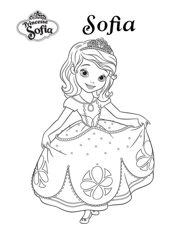 desenho da princesinha sofia em portugues