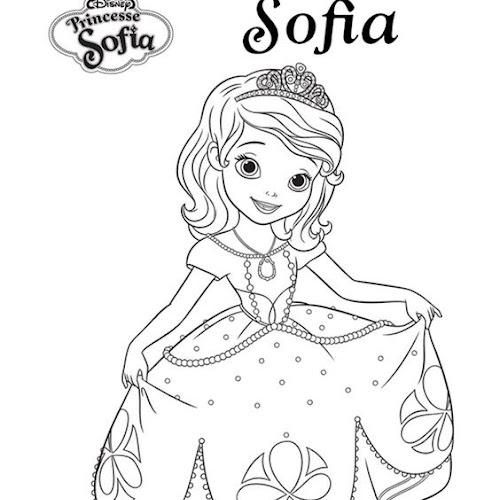 muitos desenhos da princesa sofia para pintar colorir imprimir