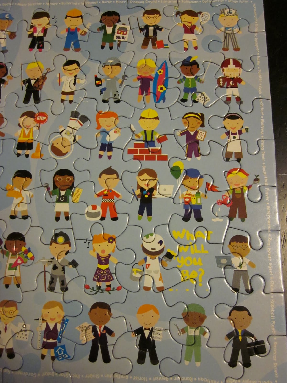 Guess What I Do! Career Puzzle from Target Dollar Spot