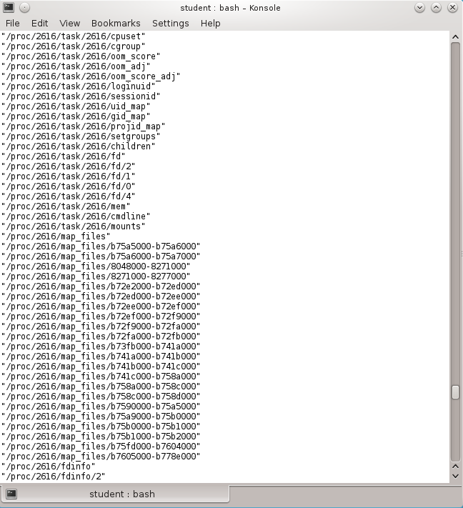 Mapping files
