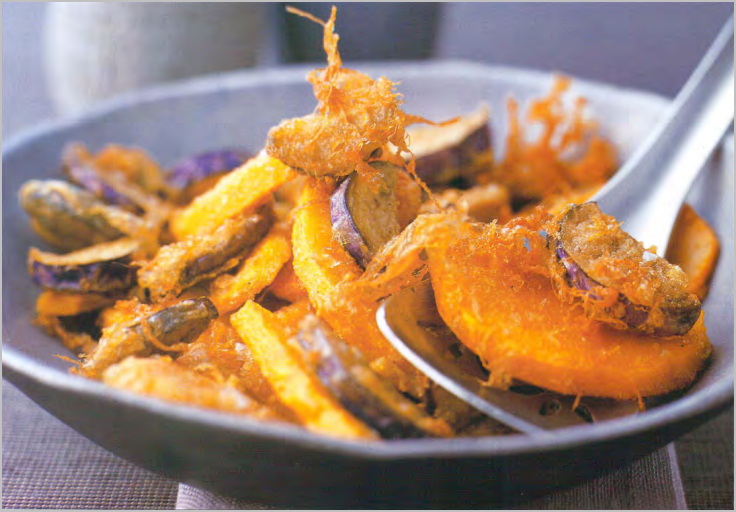 How to Make Cambodian DeepFried Vegetables Asian Cooking Recipe Cuisine