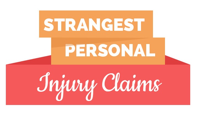 Image: Strangest Personal Injury Claims #infographic