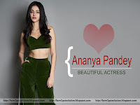 student of the year 2 actress, ananya pandey hot avatar in dark green track pant and bra